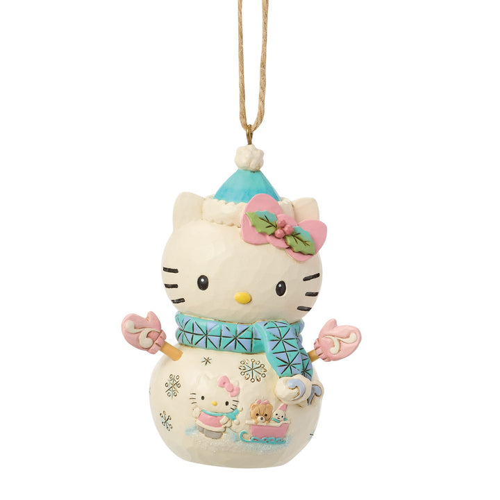 Hello Kitty Snowman Orn