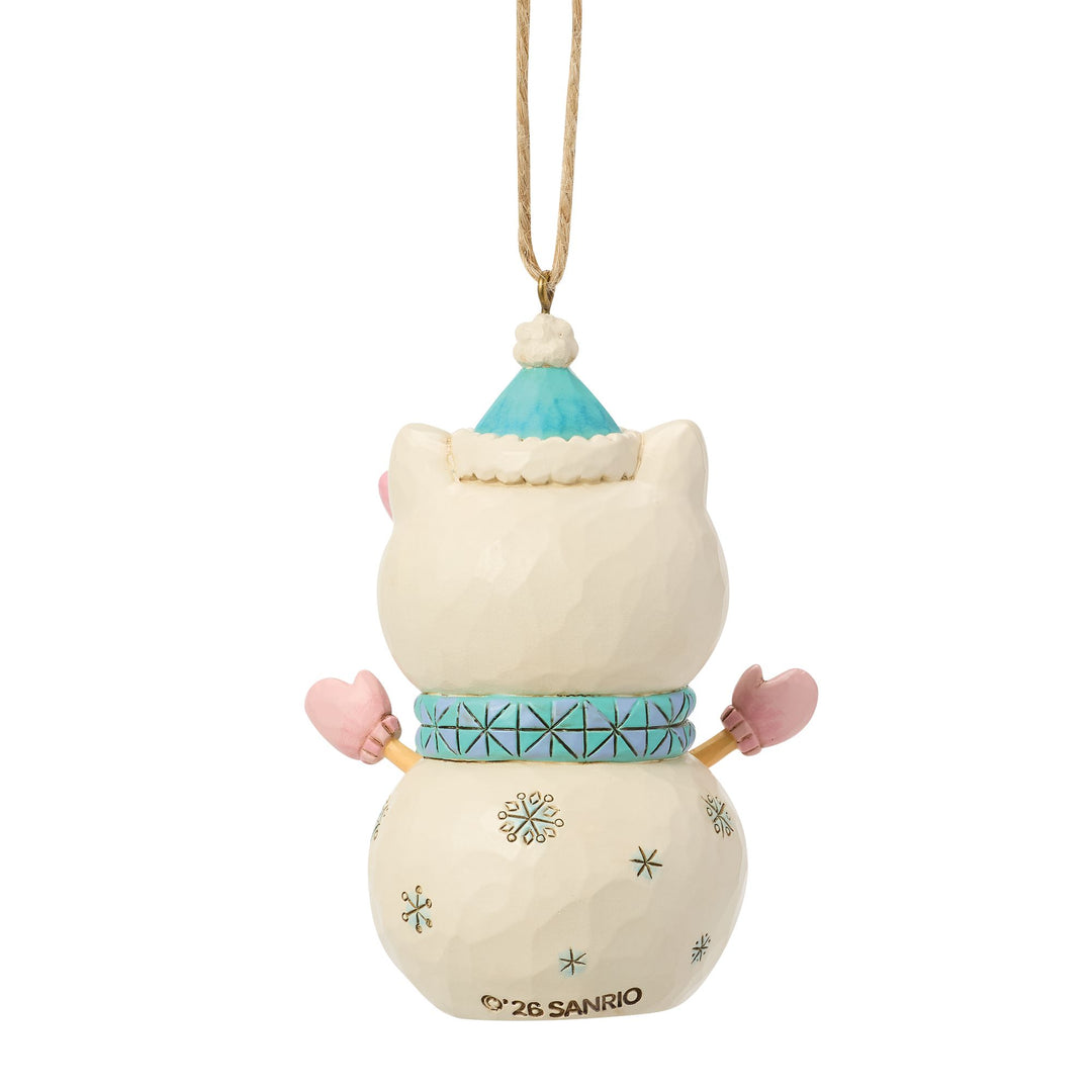 Hello Kitty Snowman Orn