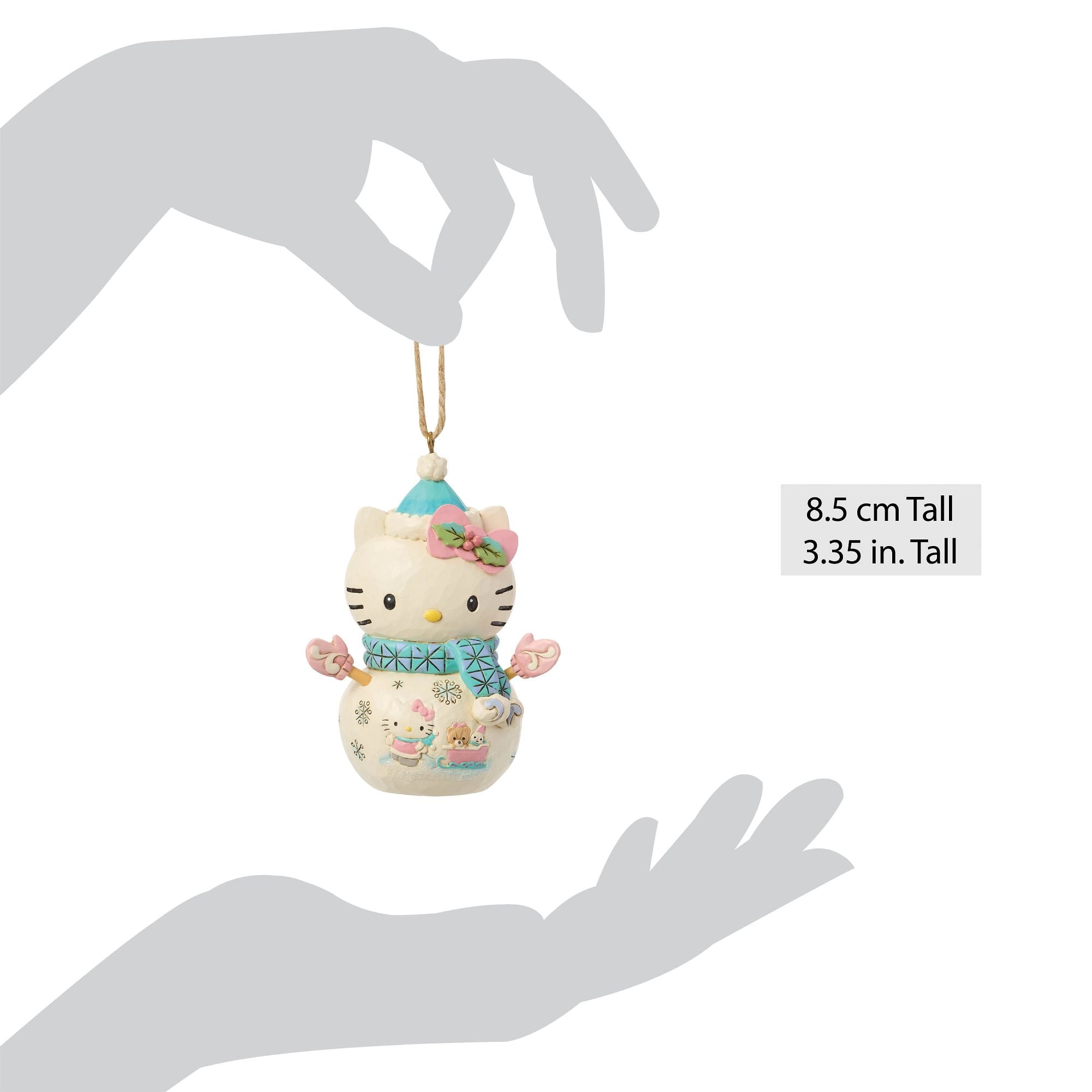 Hello Kitty Snowman Orn – Jim Shore