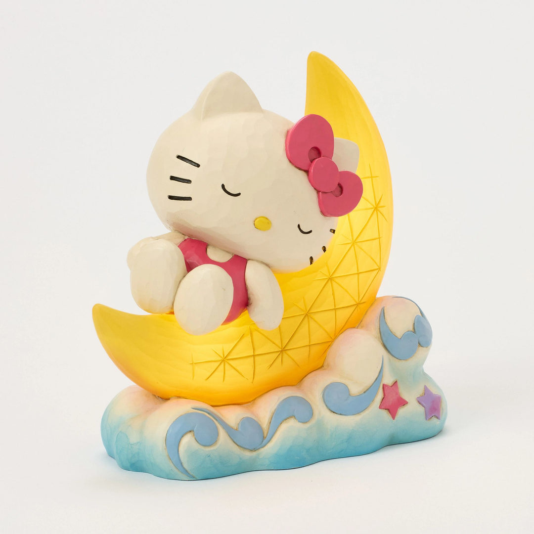 Hello Kitty on LED Moon