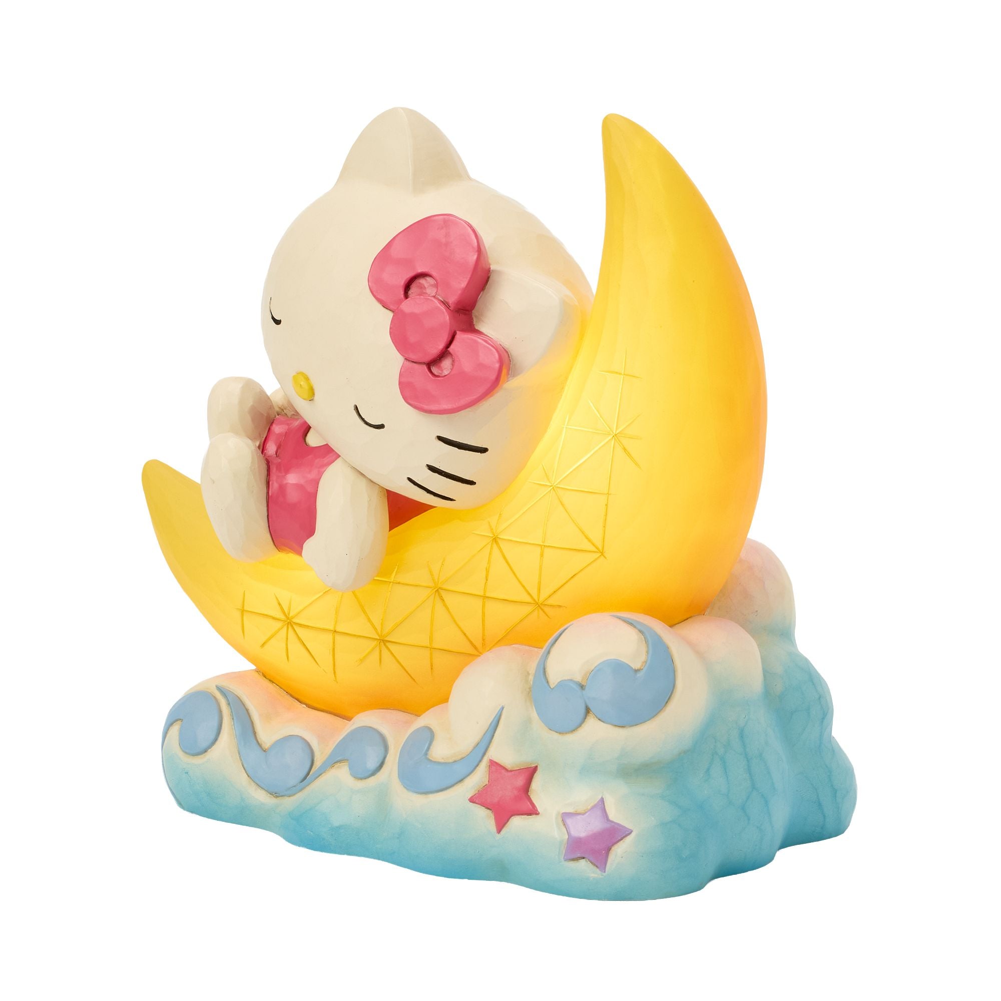 Hello Kitty on LED Moon – Jim Shore