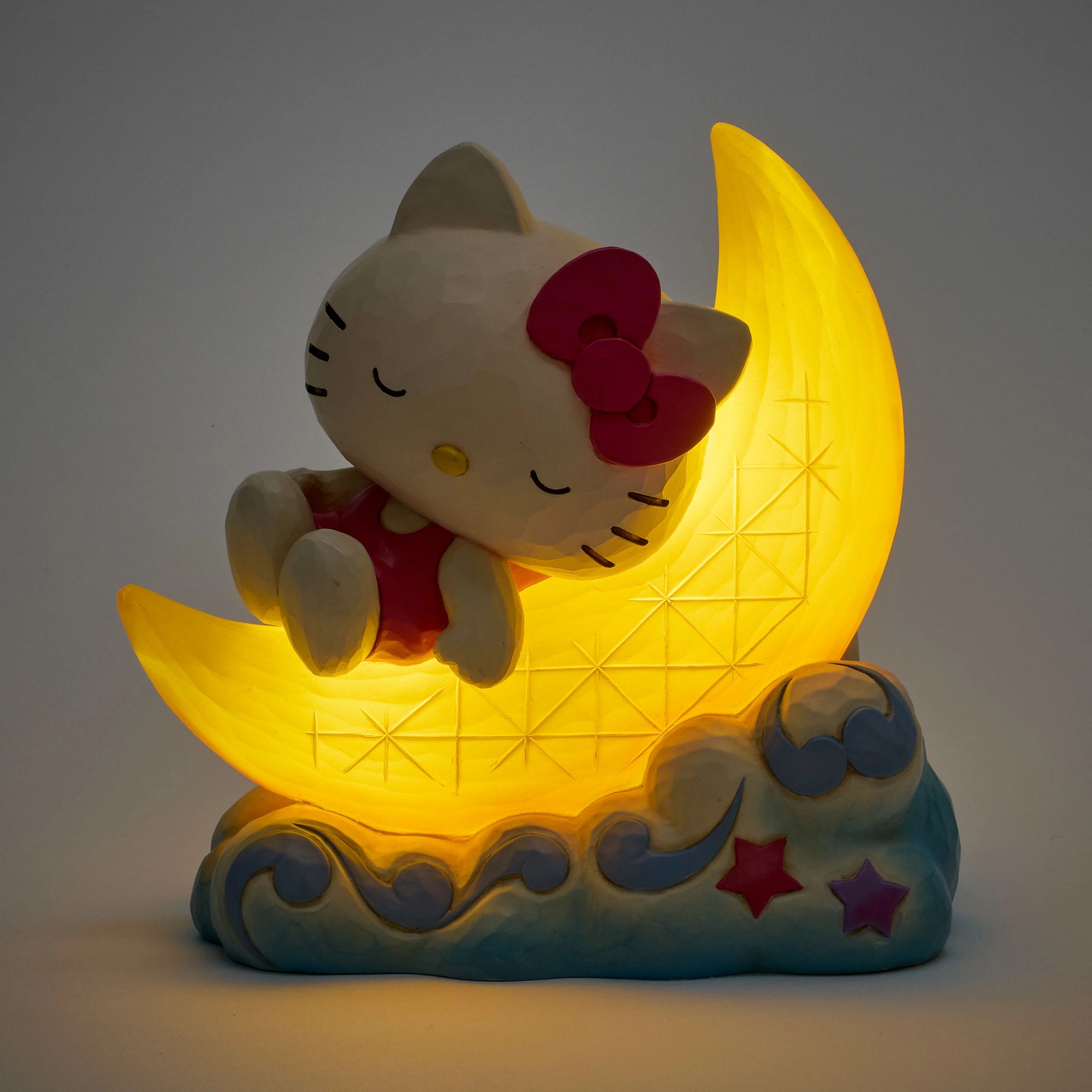 Hello Kitty on LED Moon – Jim Shore