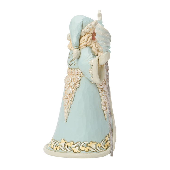 Santa with Sea Glass Tree