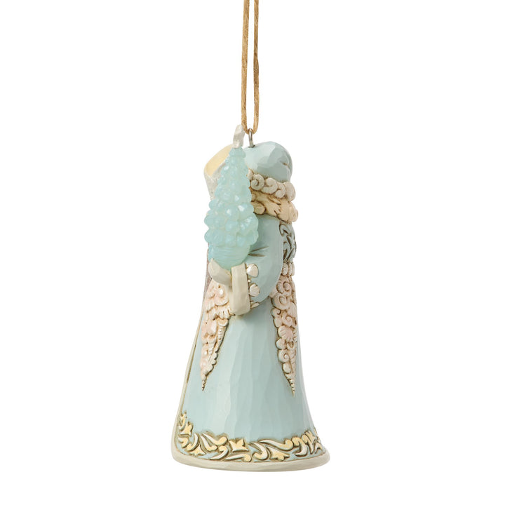 Santa with Sea Glass Tree Orn