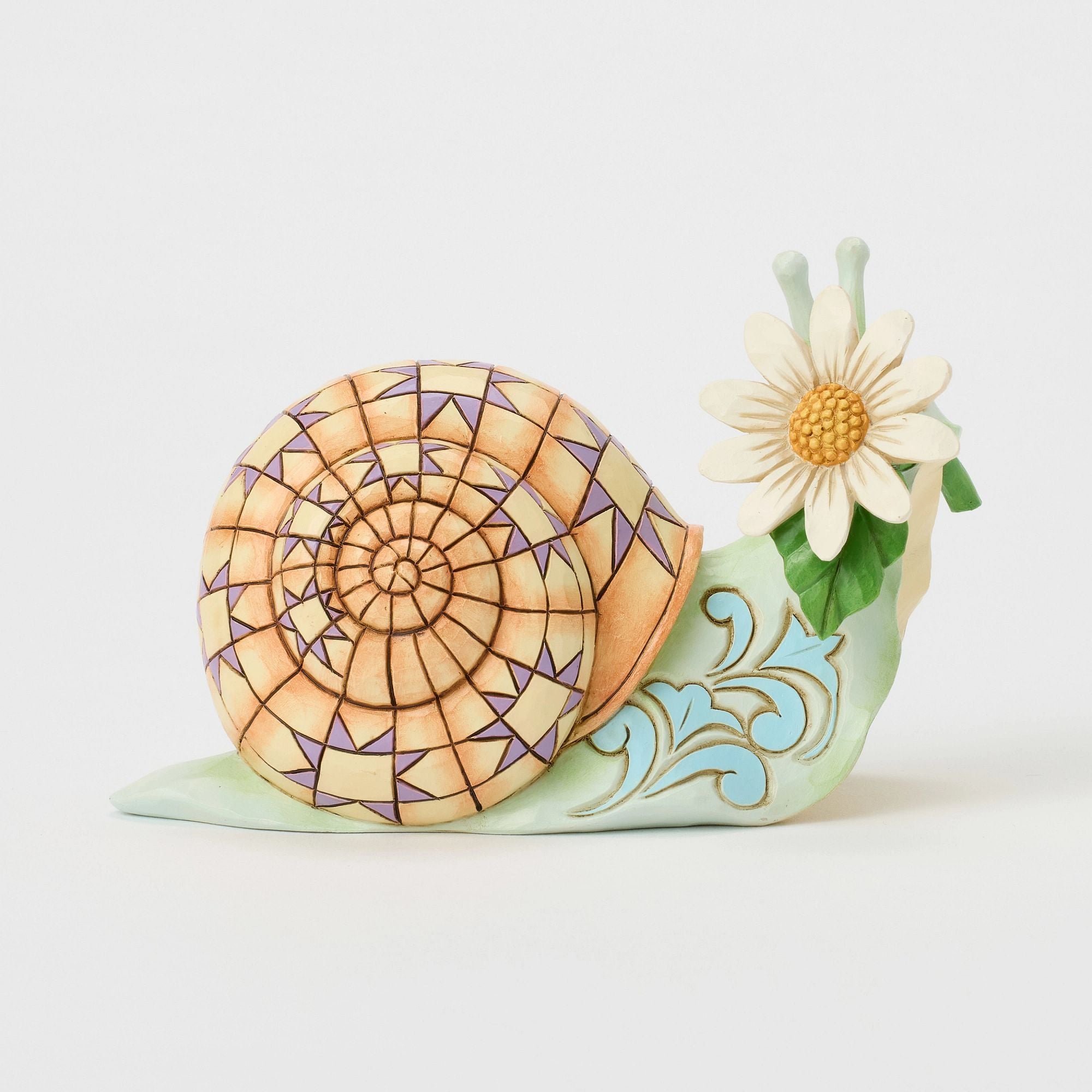 未使用　Snail'sSnoreフィギュア　ソフビインディーズ　ピンバッジセット Snail with Daisy Flower Fig – Jim Shore