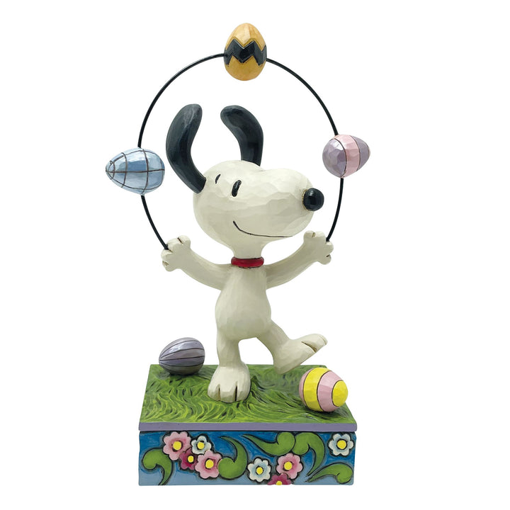 Snoopy Juggling Eggs
