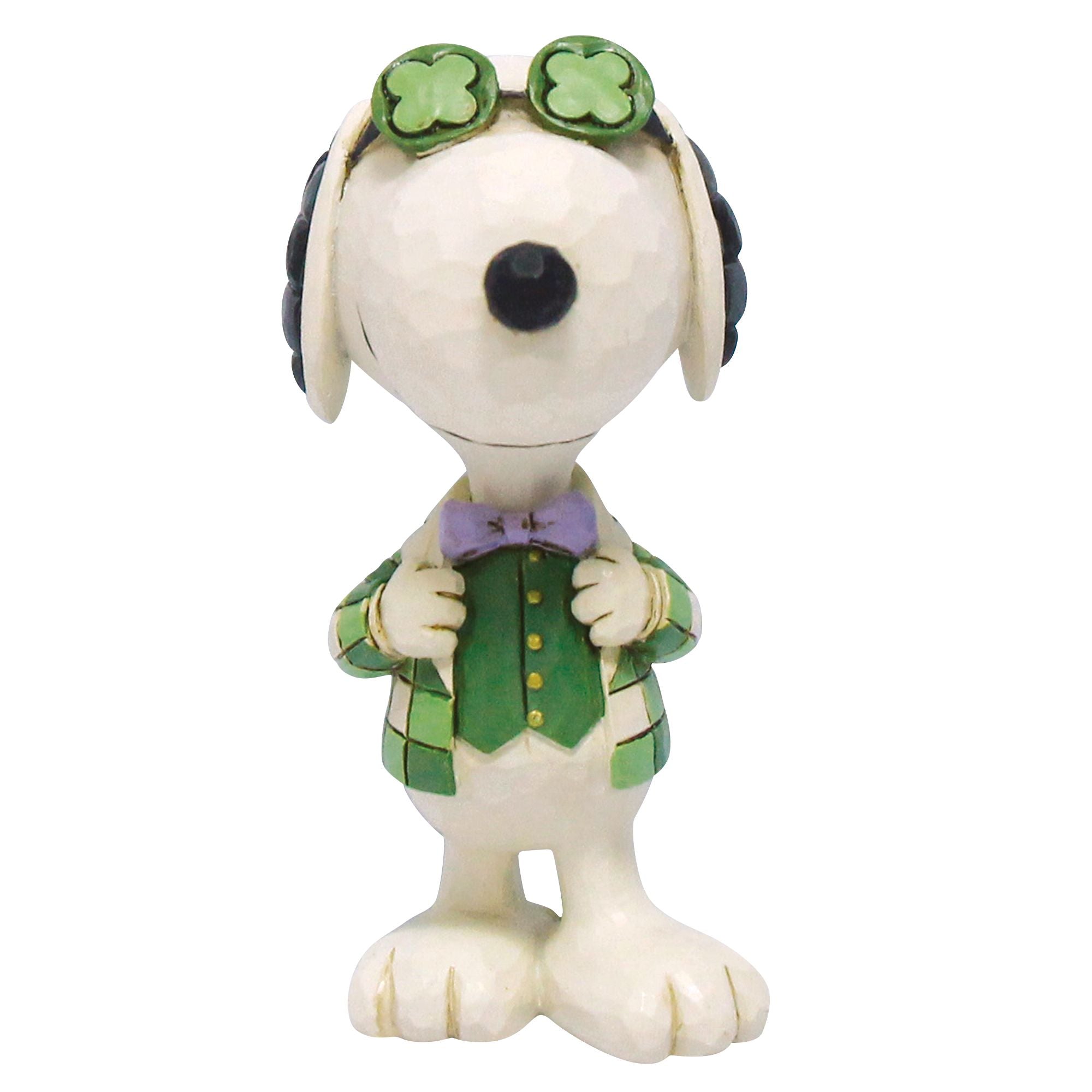 SNOOPY - tomoko。 Snoopy Shamrock Glasses Mini – Jim Shore