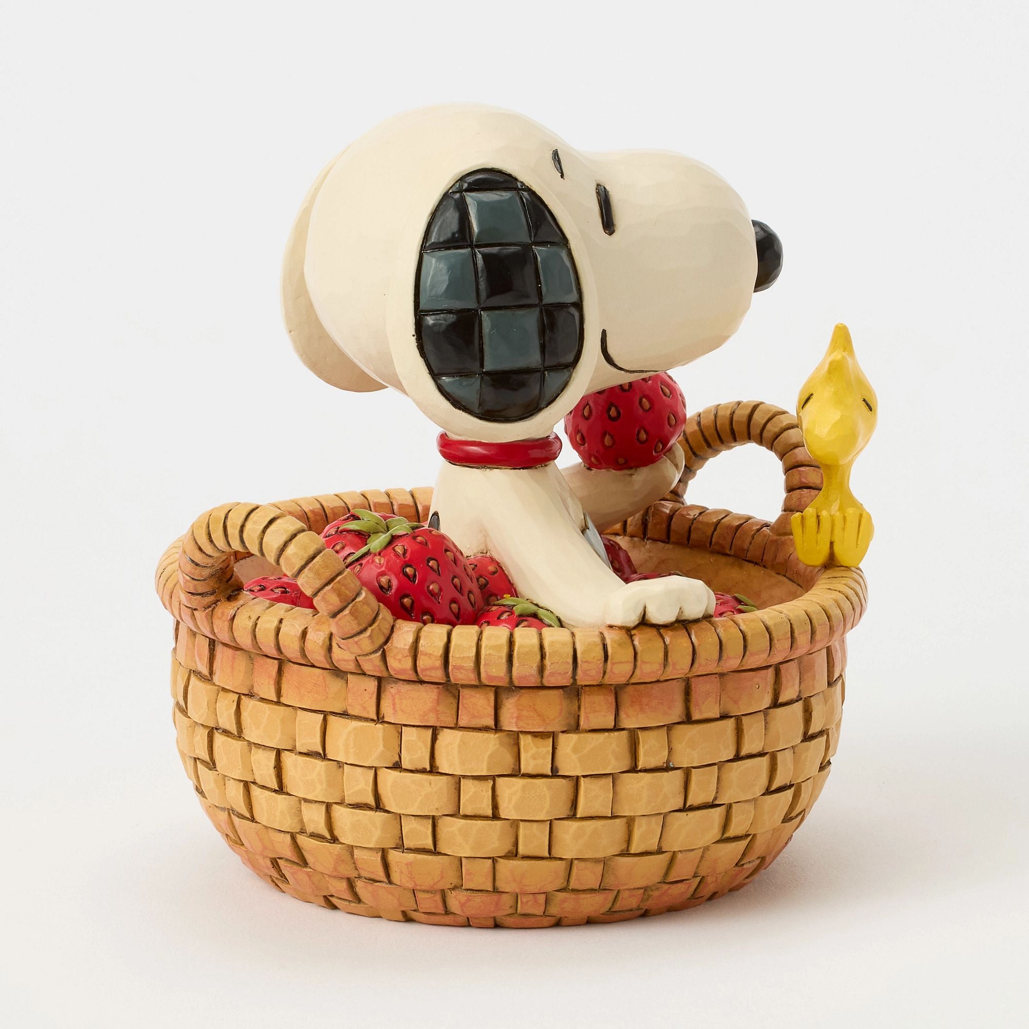 Snoopy in Strawberry Basket – Jim Shore