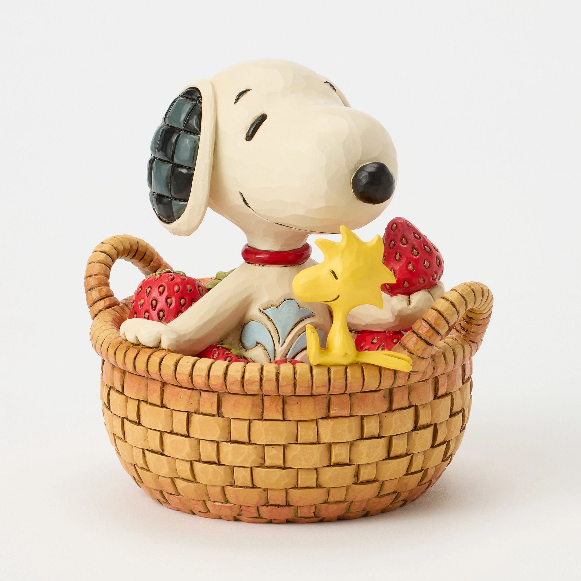 Snoopy in Strawberry Basket – Jim Shore