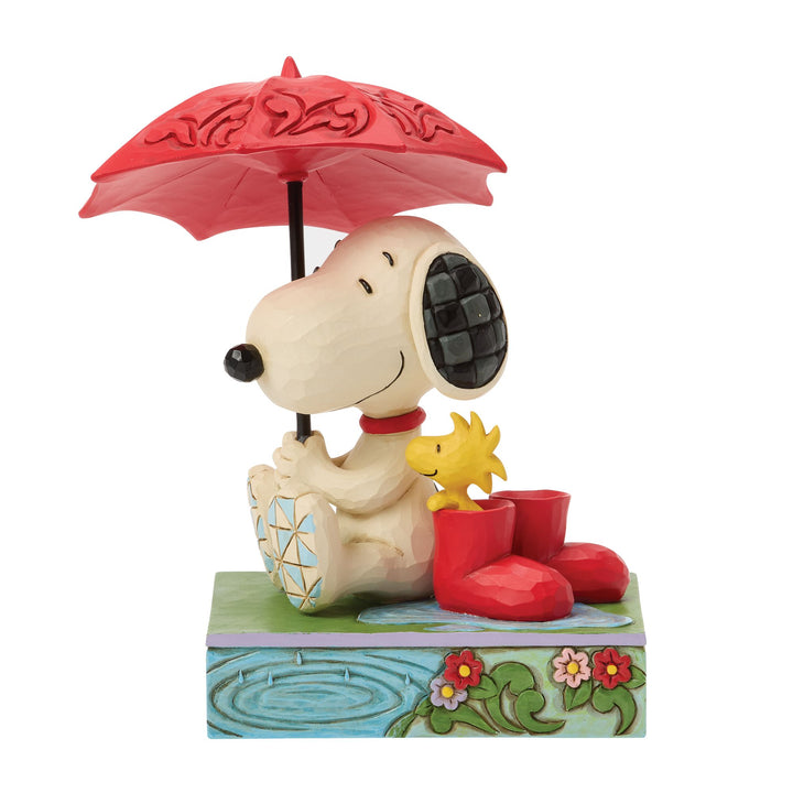 Snoopy Holding Umbrella
