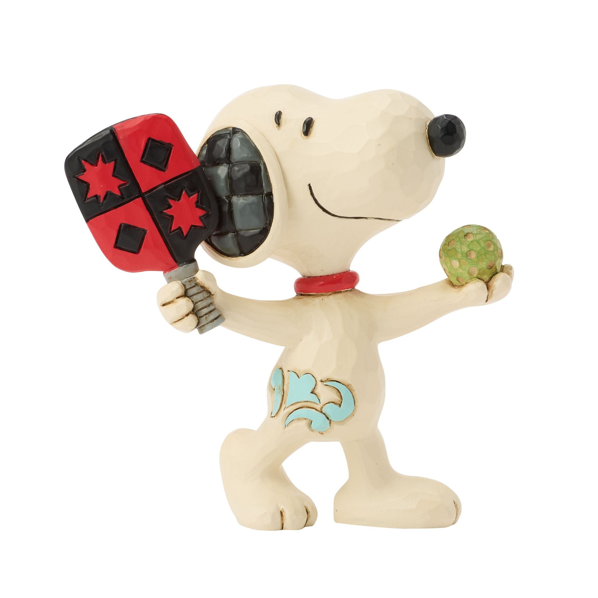 SNOOPY - ふっさん LIMITED PLAYBALL、jim shore ルーシー Snoopy Playing Pickleball Mini – Jim Shore