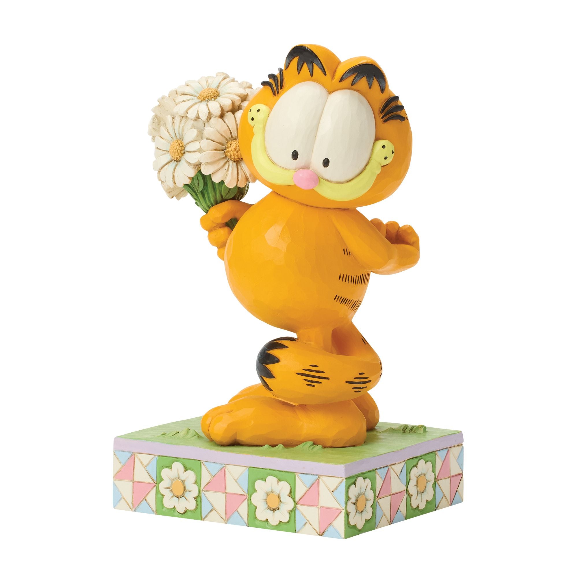 Garfield Holding Daisies – Jim Shore