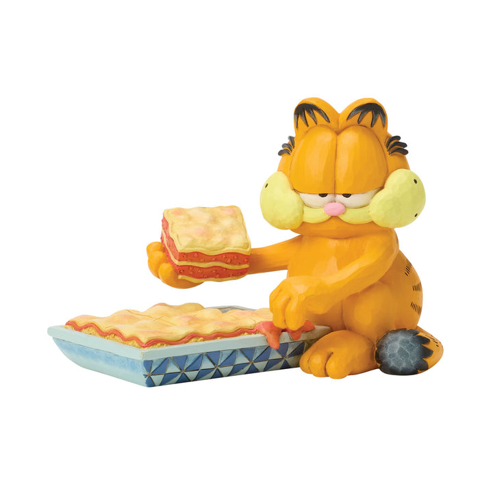 Garfield with Piece of Lasagna