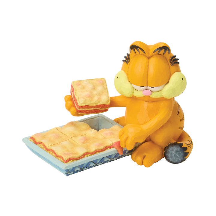 Garfield with Piece of Lasagna