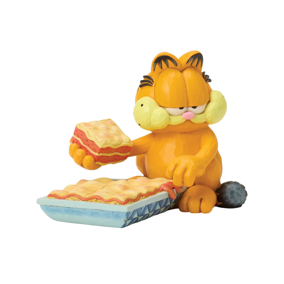 Garfield with Piece of Lasagna