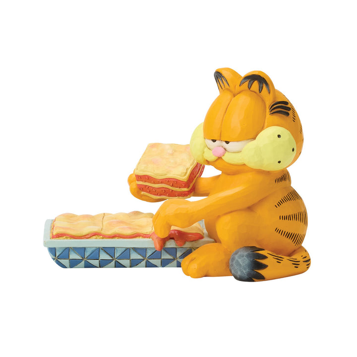Garfield with Piece of Lasagna
