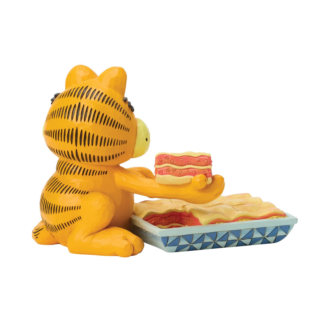Garfield with Piece of Lasagna