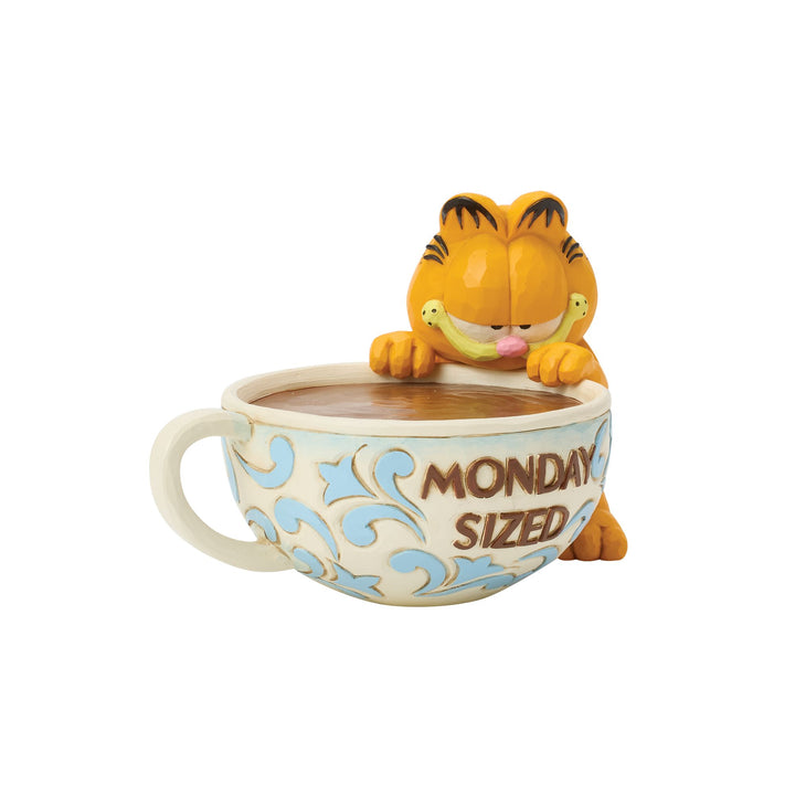 Garfield with Oversized Coffee