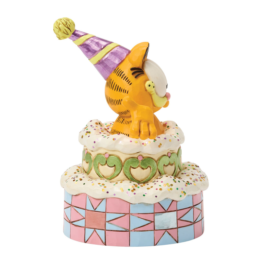 Garfield Popping Out of Cake