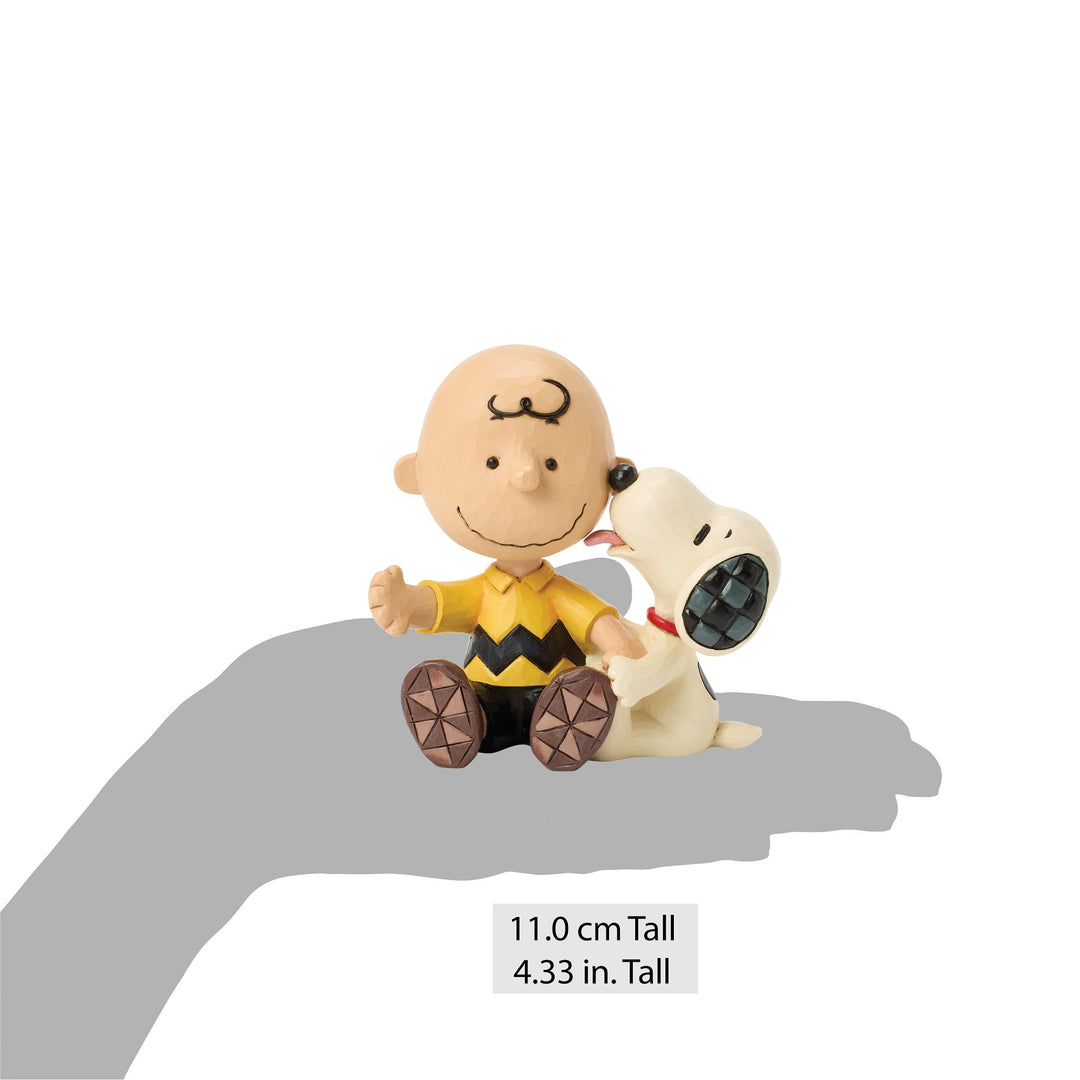 Peanuts Charlie Brown with Snoopy Figurine (Jim Shore)