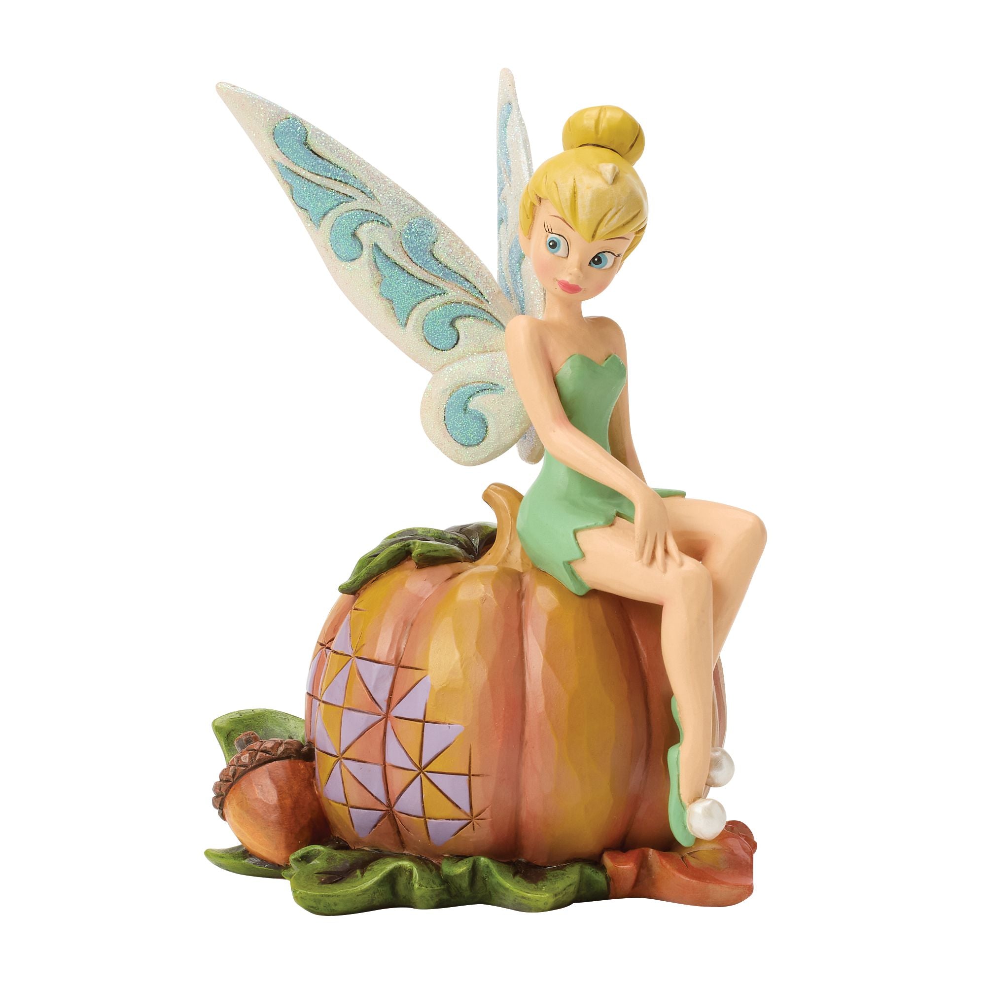 ディズニー　ティンカーベル　フォトフレーム　ＪＩＭ　ＳＨＯＲＥ Tinker Bell on Pumpkin – Jim Shore
