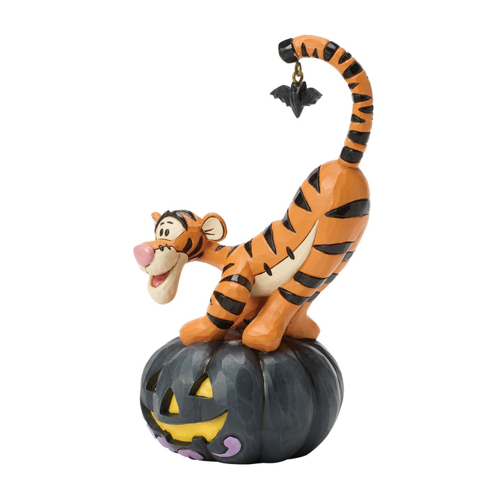 Tigger on black Jack-o-Lantern