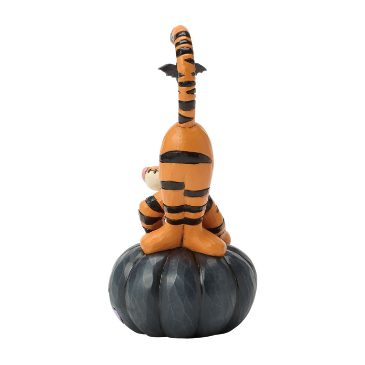 Tigger on black Jack-o-Lantern