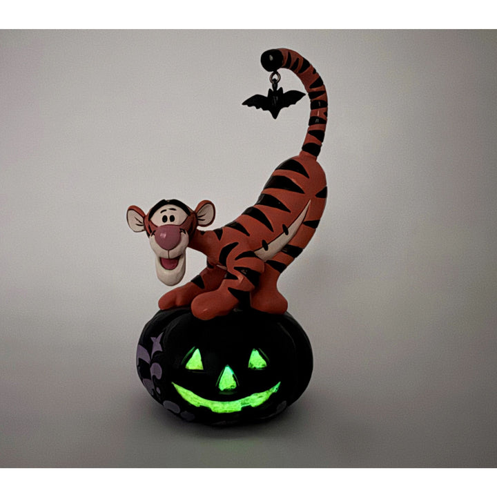 Tigger on black Jack-o-Lantern