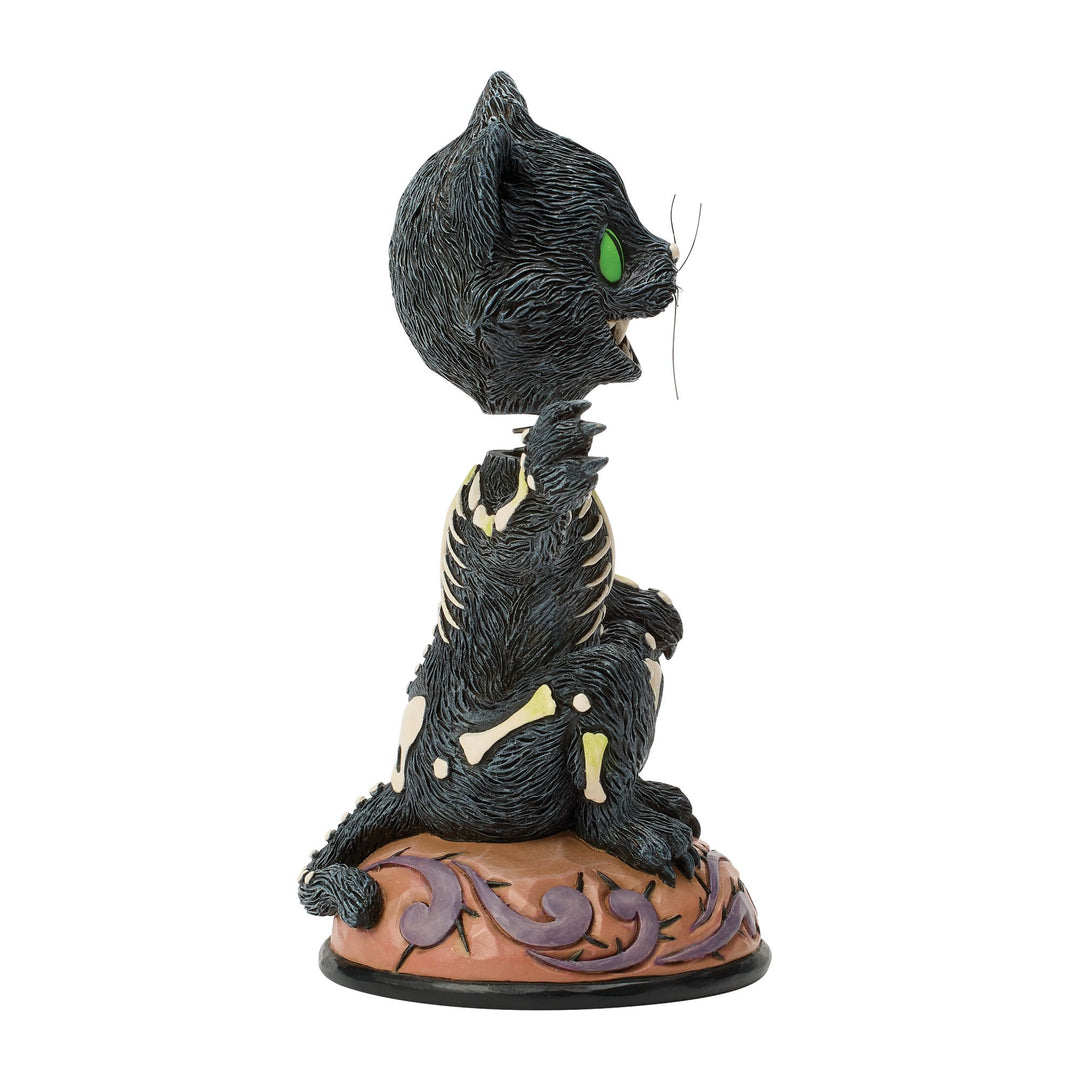 Bobble Head Black Cat Figurine