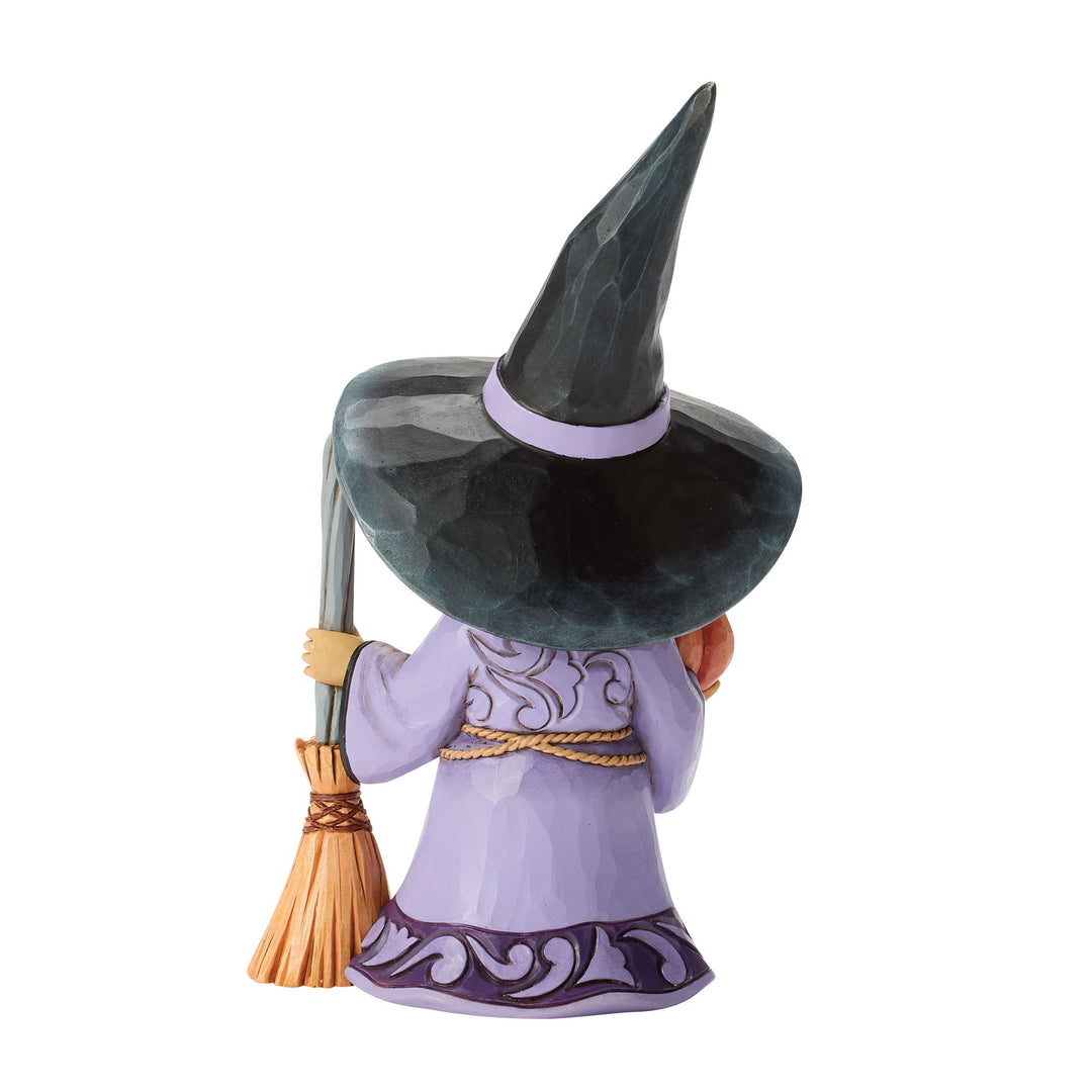 Witch with Broom Figurine