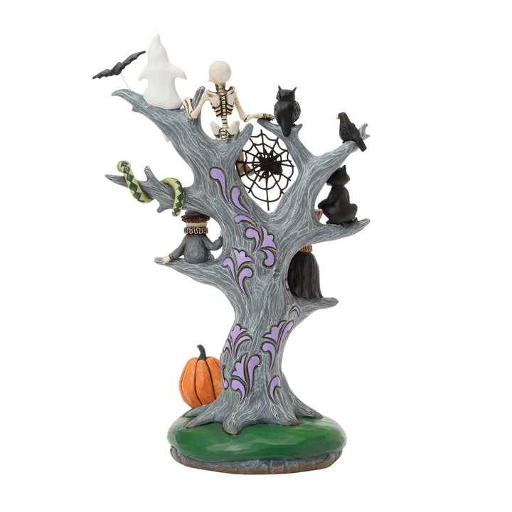 Scary LED Tree Figurine
