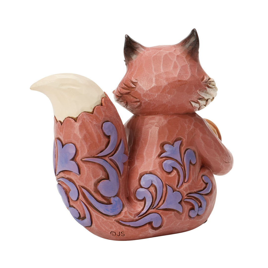 Fox with Pumpkin FIgurine