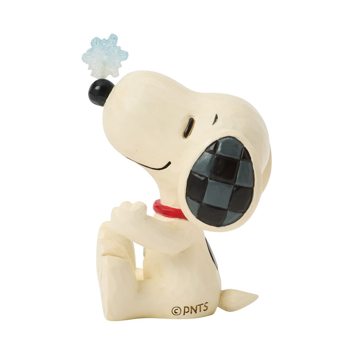 Snoopy Snowflake on Nose Mini