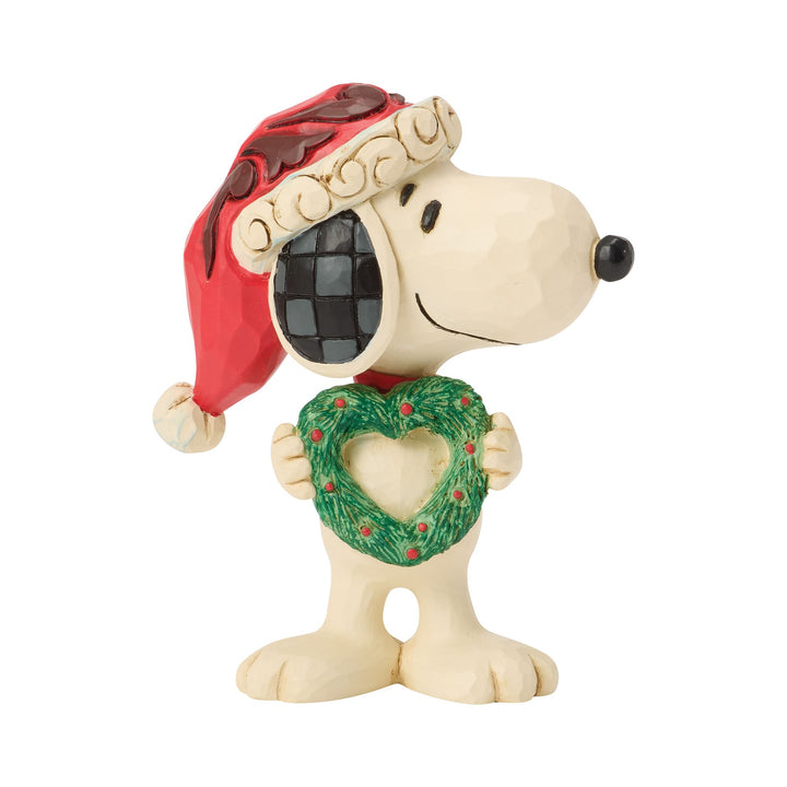 Snoopy with Heart Wreath Mini