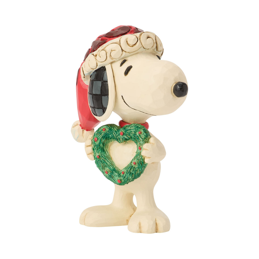 Snoopy with Heart Wreath Mini