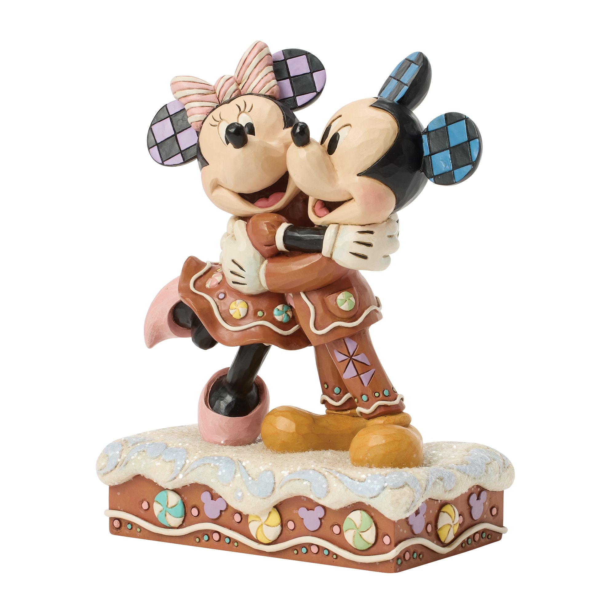Setting the Scene ワーナー・ブラザース　ピクサー　ディズニー Mickey and Minnie Gingerbread – Jim Shore
