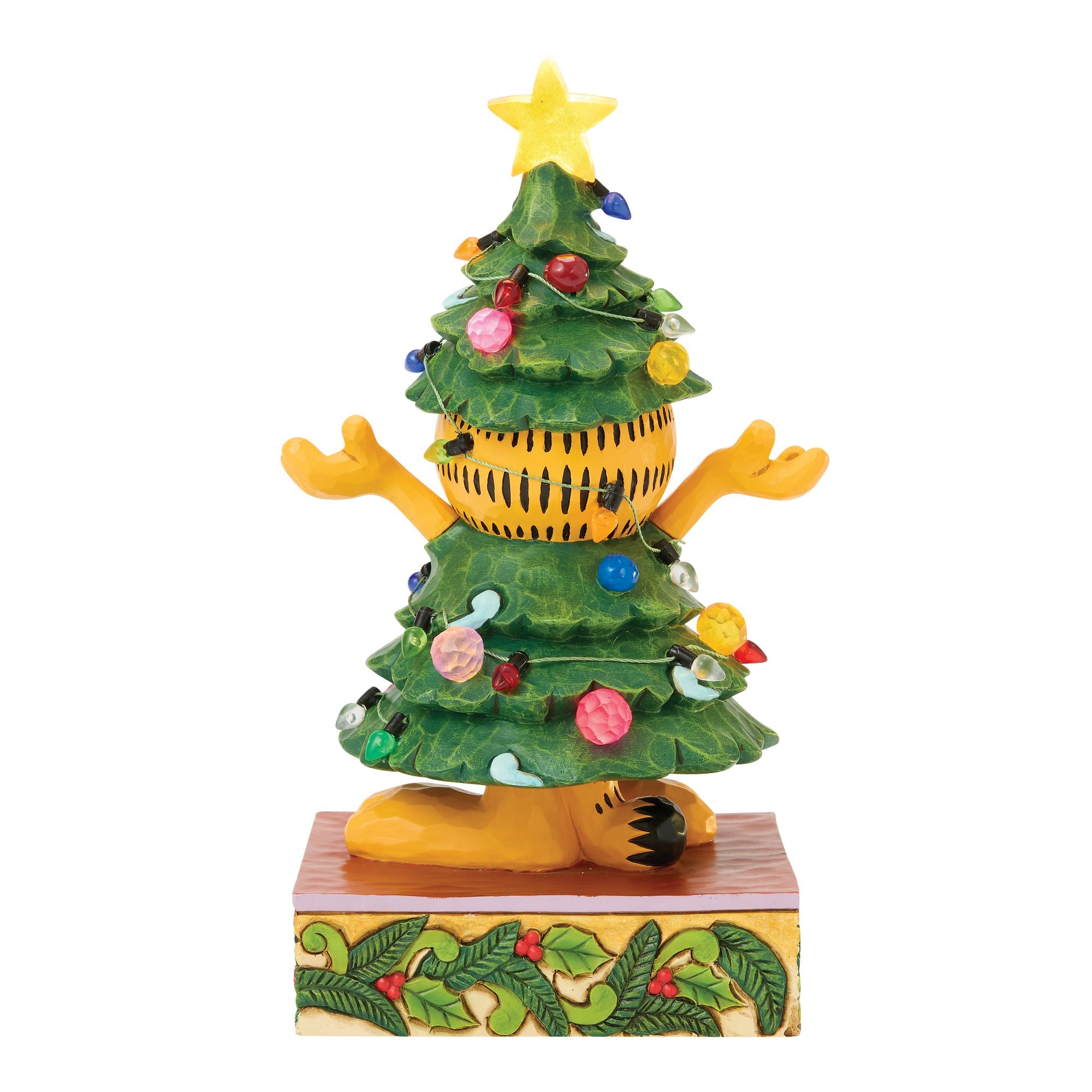 Garfield LED Dressed Christmas – Jim Shore