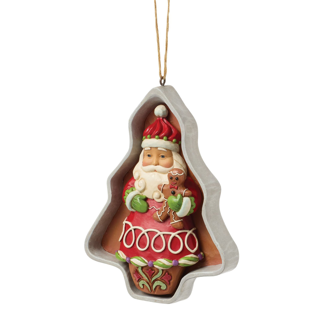 Cookie Cutter Santa Ornament