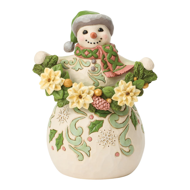 Opal & Moss Snowman Poinsettia
