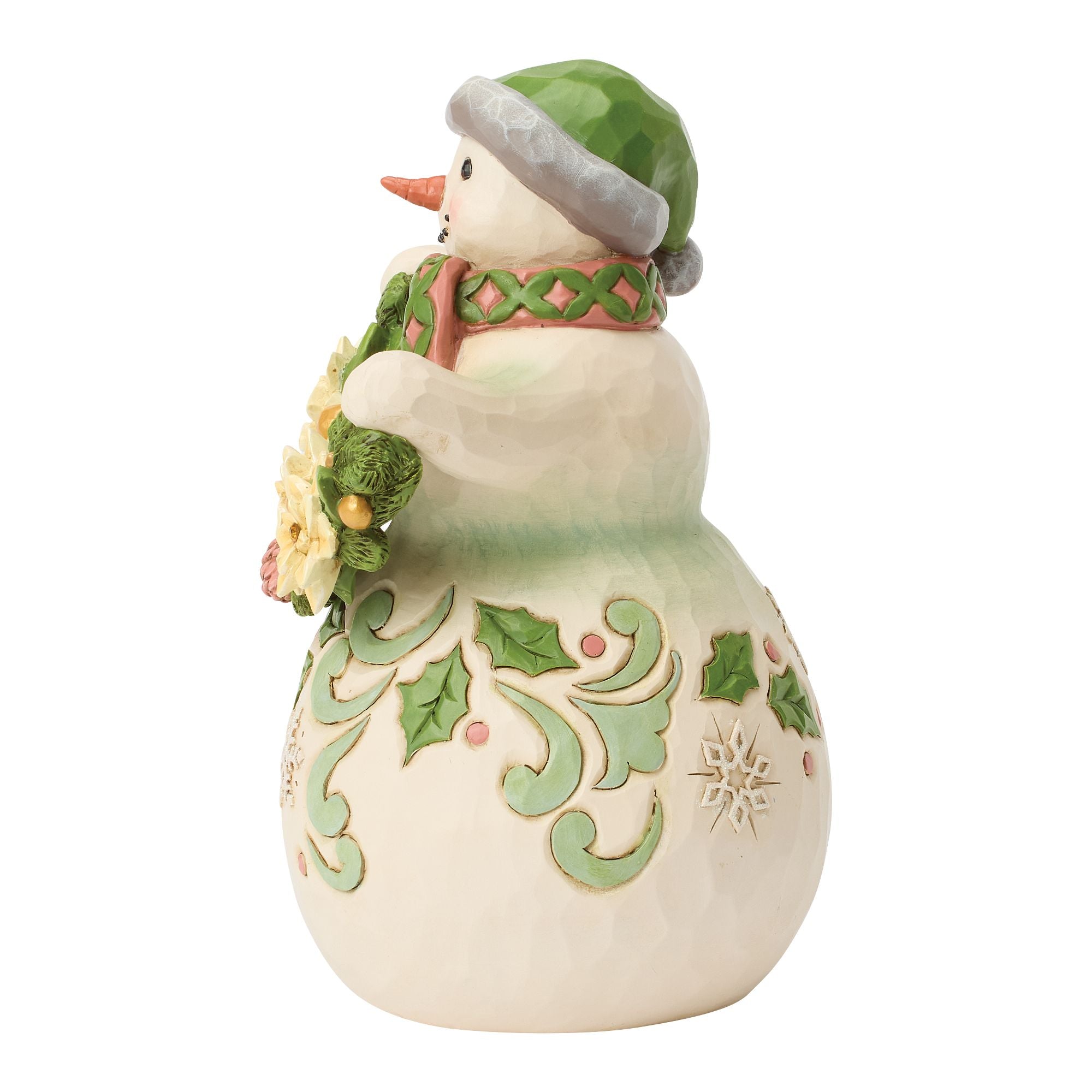 【ひまわり】E・B　ArtichokeBowl&ChristmasMug Opal & Moss Snowman Poinsettia – Jim Shore