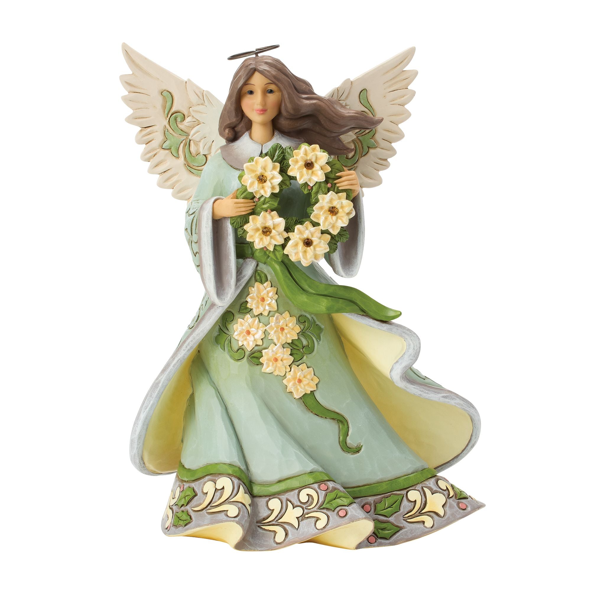 Opal & Moss Angel Poinsettia – Jim Shore