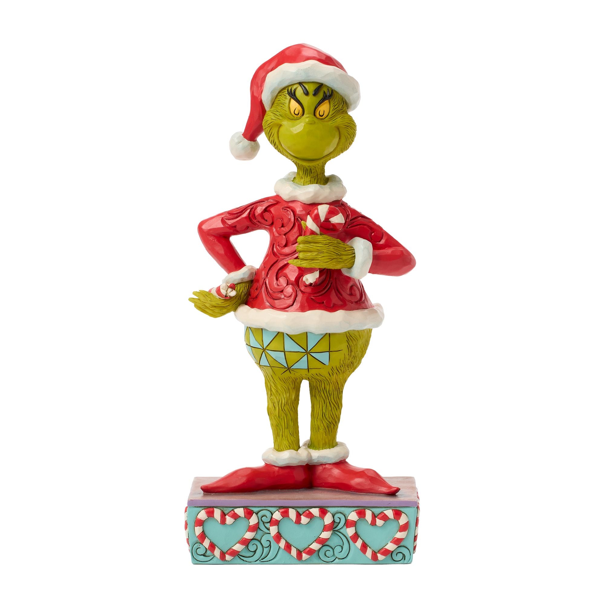 Grinch with Broken Candy Cane – Jim Shore