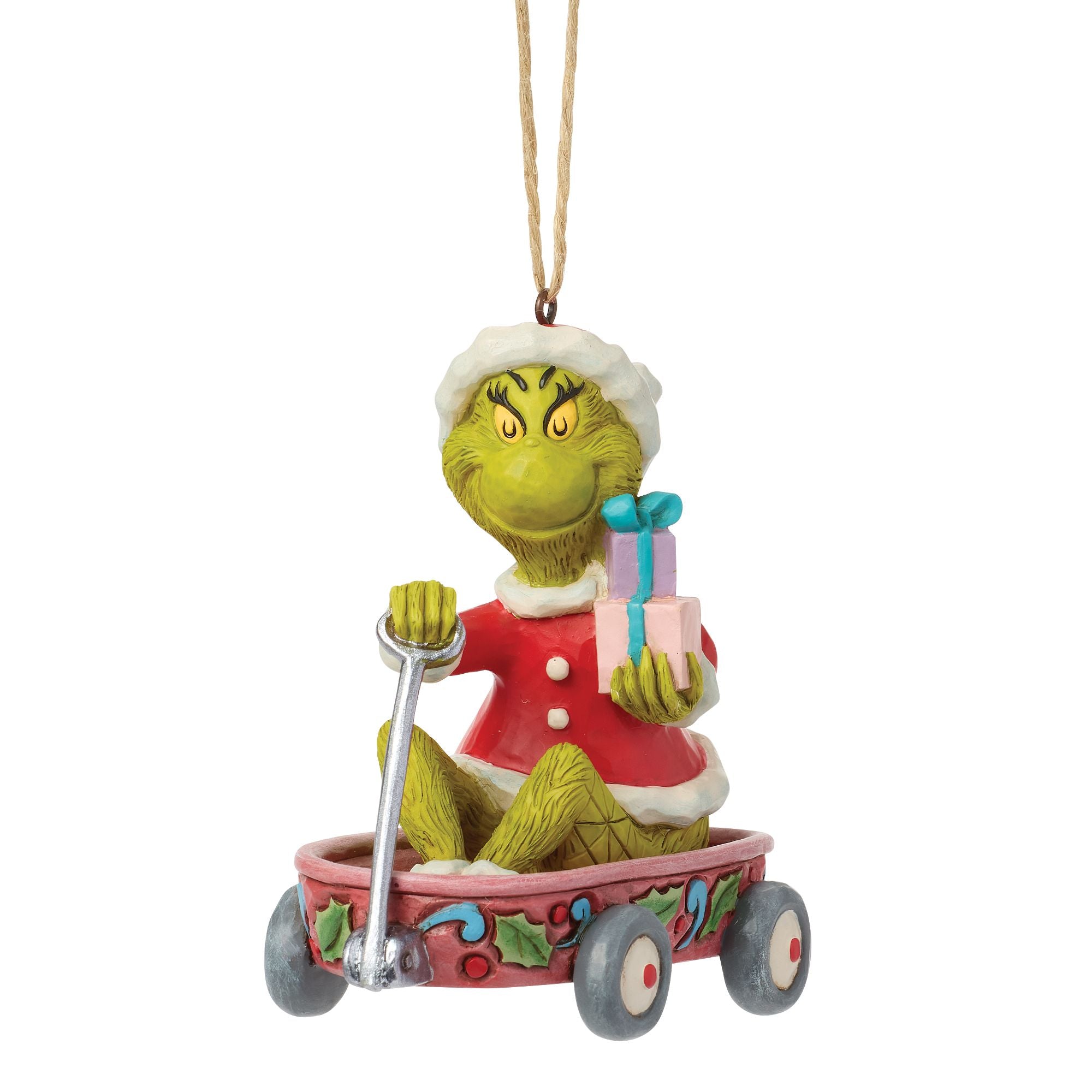 Grinch in Wagon Orn – Jim Shore