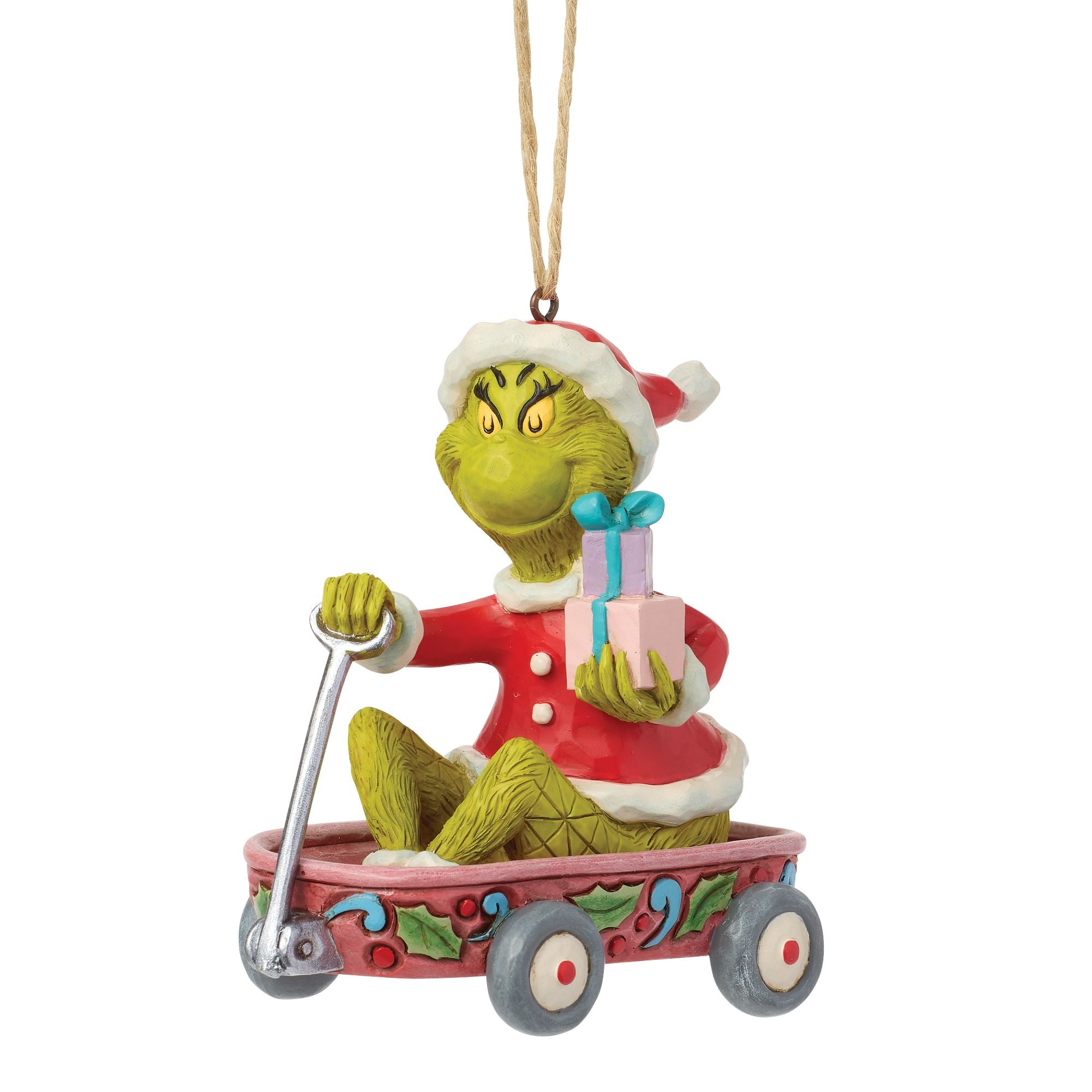 Grinch in Wagon Orn – Jim Shore