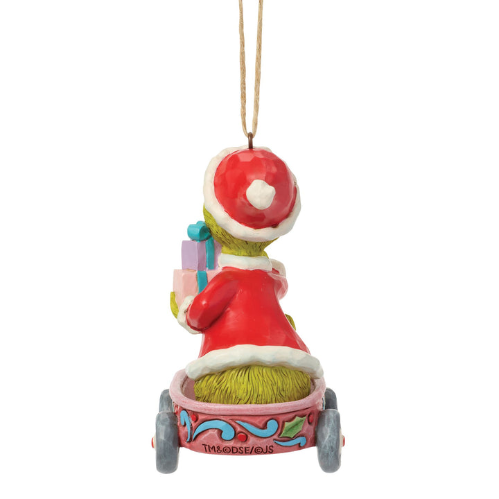 Grinch in Wagon Orn
