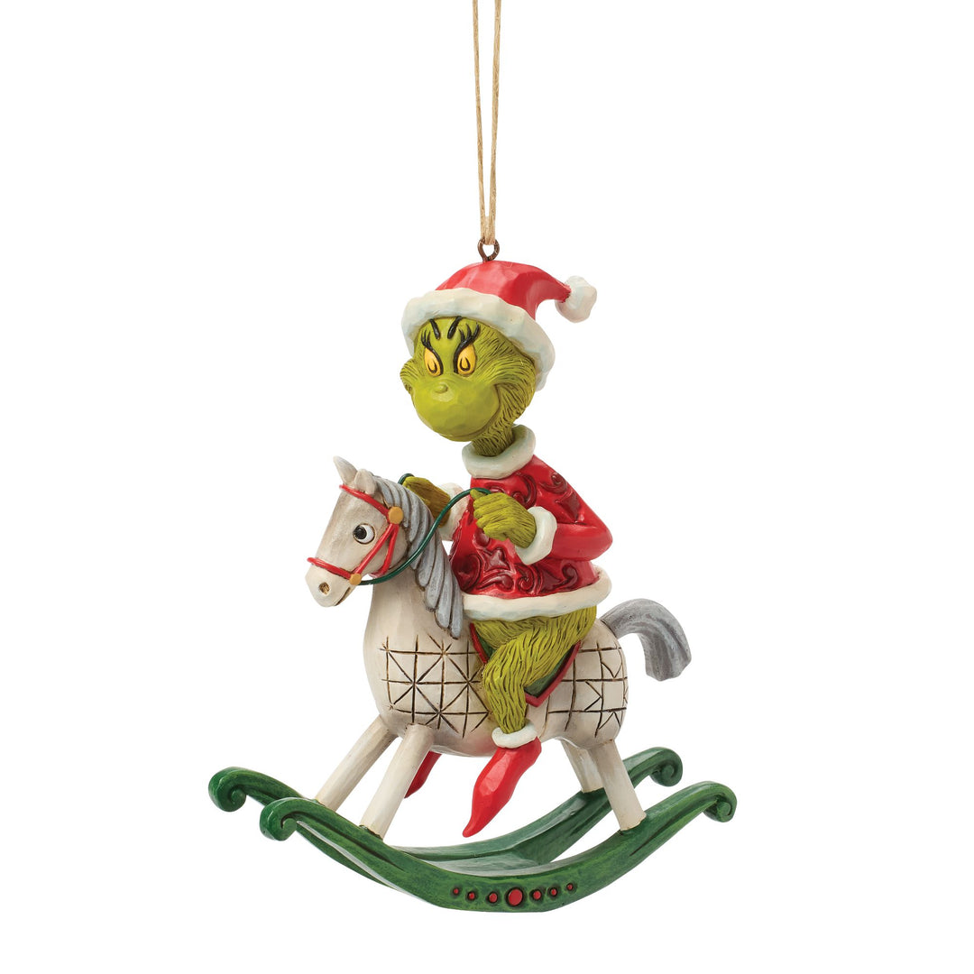 Grinch on Rocking Horse Orn
