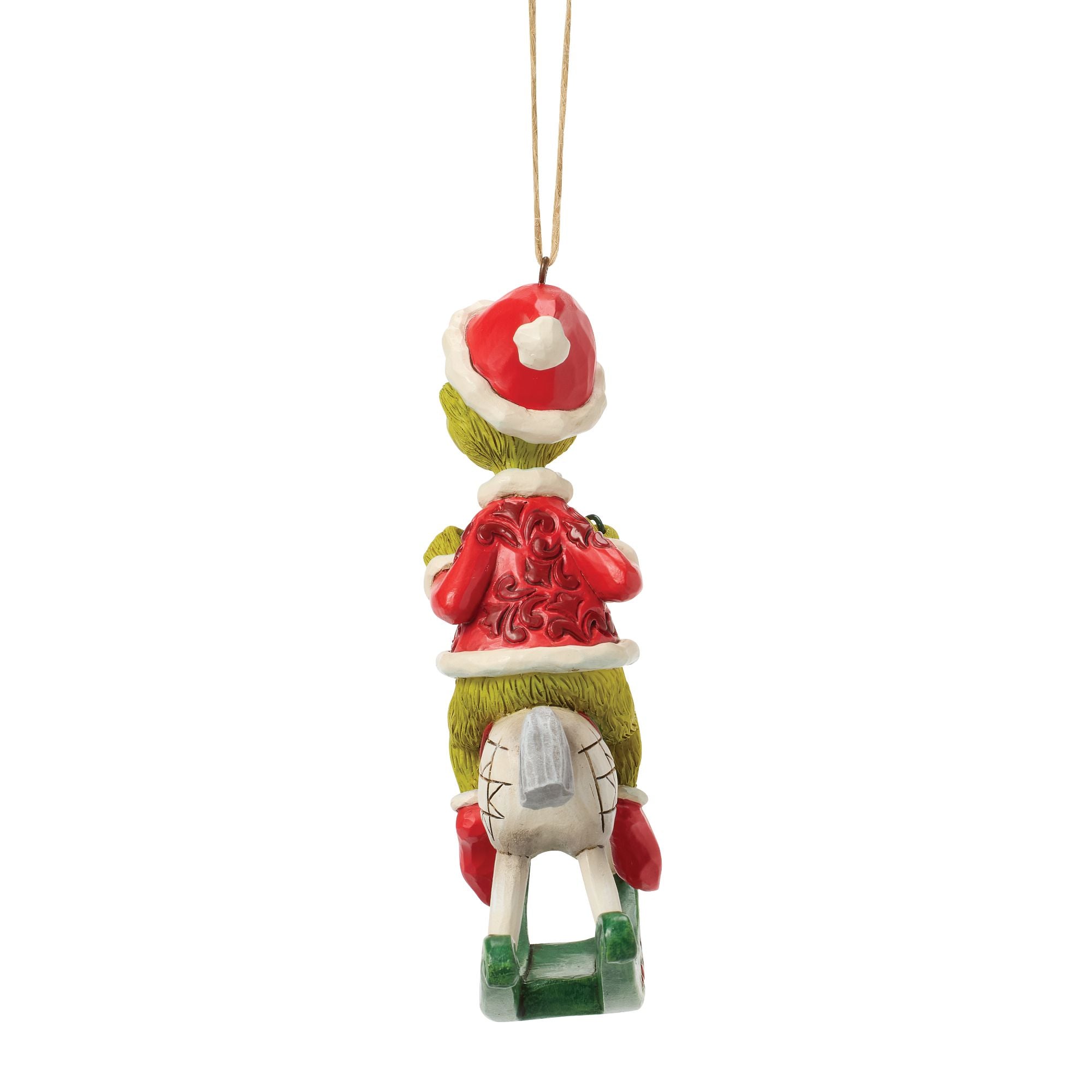 Grinch on Rocking Horse Orn – Jim Shore