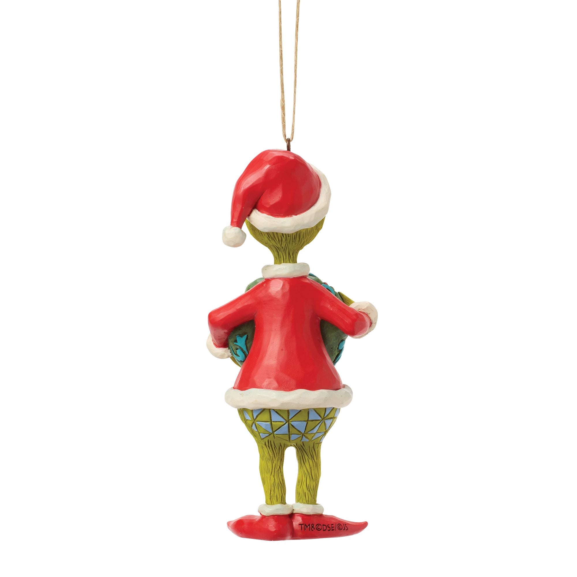 Grinch with Dated 2026 Wreath – Jim Shore