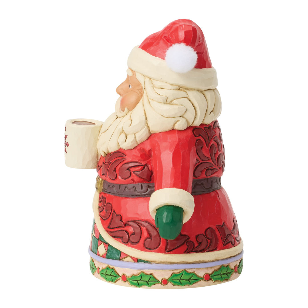Santa Drinking Hot Cocoa Fig