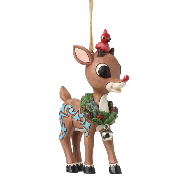 Rudolph with Wreath H/O